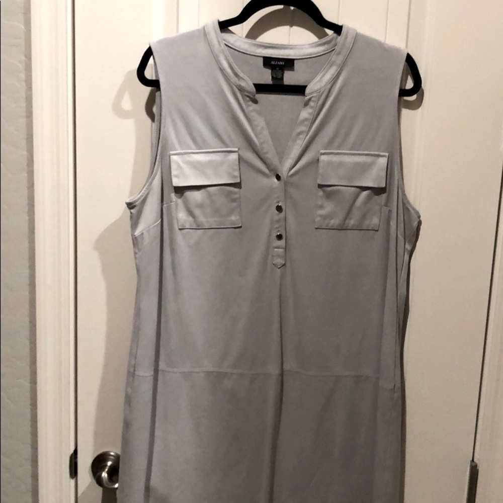 Faux Suede Dress sz 16